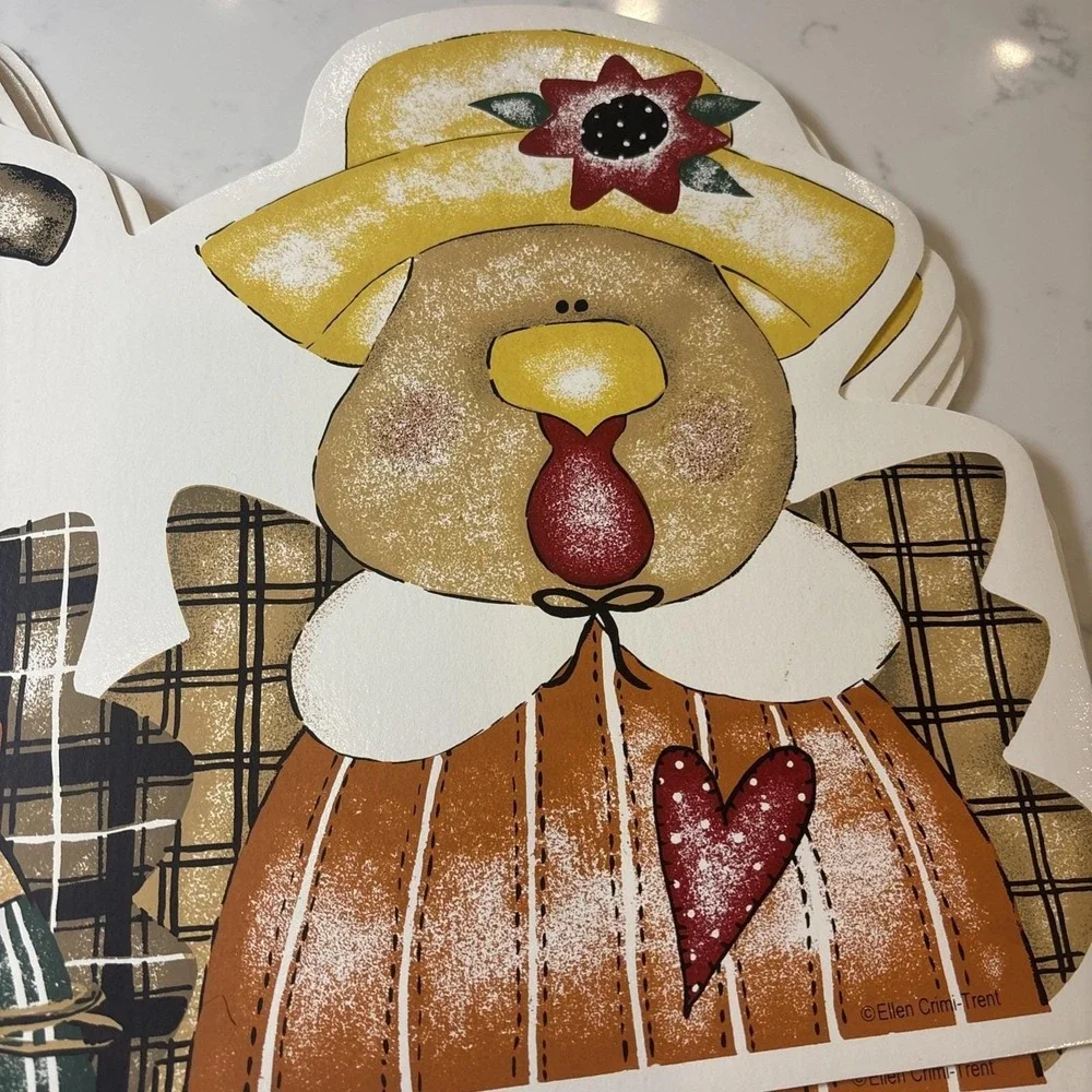 VTG New Old Stock Vinyl Placemats 